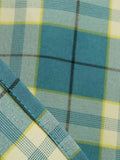 Green 1950s Plaid Swing Dress