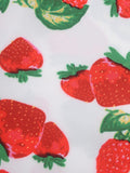 Strawberry Belt Swing Dress