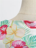 1950s Floral Butterfly Belt Dress
