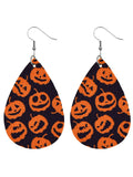 Retro Halloween Pumpkin Drop Earring