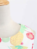 1950s Floral Butterfly Belt Dress