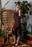 1920s Sequined Fringe Dress