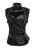 Halloween Steampunk Leather Gothic Corset
