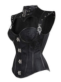 Steampunk Hollow Leather Gothic Corset