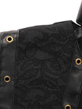 Halloween Steampunk Leather Gothic Corset