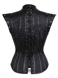 Steampunk Hollow Leather Gothic Corset