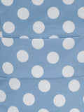 Blue 1960s Polka Dot Pencil Dress