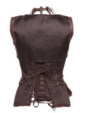 Halloween Steampunk Leather Gothic Corset