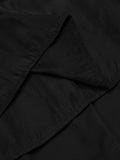 Black 1950s Solid Panel-gore Skirt