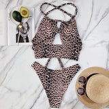 Leopard Keyhole Bikini Set
