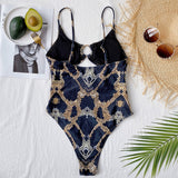 Snake Cut-Out Straps Swimsuit
