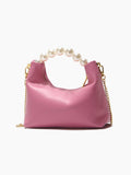 Retro Solid Pearl One-shoulder Chain Bag