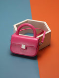 Retro Candy Colors Metal Button Bag
