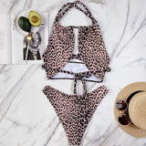 Leopard Keyhole Bikini Set