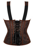 Coffee Steampunk Strap Gothic Corset