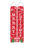 Retro Christmas Porch Couplet Decorations