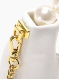 Retro Solid Pearl One-shoulder Chain Bag