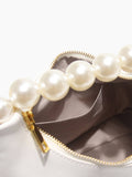 Retro Solid Pearl One-shoulder Chain Bag