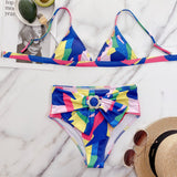 Multi-Color Straps Bikini Set