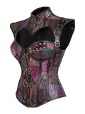Steampunk Hollow Leather Gothic Corset
