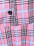 1950s Plaids Belted Swing Dress
