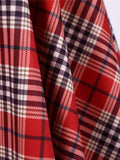 1950s Plaids Belted Swing Dress