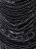 Black 1920s Flapper Sequin Gatsby Dress