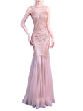 1920s Sequin Gatsby Long Dress