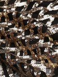 [US Warehouse] Gold 1920s Sequin Maxi Dress
