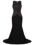 Black 1920s Sequin Flapper Dress