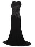 Black 1920s Sequin Flapper Dress