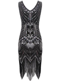 [US Warehouse] 1920s Sequined Fringe Dress