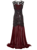 [US Warehouse] 1920s Sequin Gatsby Maxi Dresses