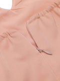 2PCS Pink 1950s Halter Strawberry Romper & Umbrella Skirt
