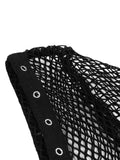 1950s Halloween Mesh Patchwork Long Sleeve Dress