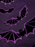 Deep Purple 1950s Halloween Bat Bow Dress