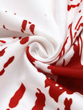 Red&White 1950s Halloween Blood Dress