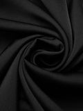 2PCS 1950s Deep Purple Dress & Black Bat Cloak