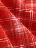 1950s Gingham Plaid Square Neck Flared Dress