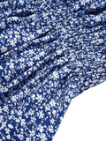 [Plus Size] 1950s V-Neck Cap Sleeve Floral Dress