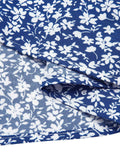 [Plus Size] 1950s V-Neck Cap Sleeve Floral Dress