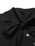 Black 1950s Sequined Spider Mesh Dress