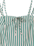 1950s Suspender Square Neck Back Wrap Dress