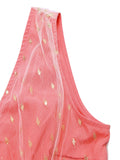 [Pre-Sale] Coral Pink 1950s V-Neck Sequin Dress