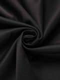 [Pre-Sale] Black 1950s Solid Elastic Waist Pleated Skirt