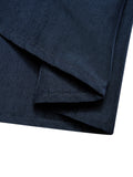 Navy Blue 1950s Square Neck Bubble Sleeve Dress