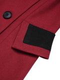 [Pre-Sale] Red 1950s Lapel Double Breasted Coat