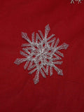 [Pre-Sale] Black&Red 1950s Christmas Snowflake Mesh Dress