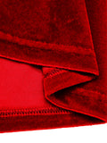 [Pre-Sale] Red 1950s Sweetheart Collar Velvet Strap Dress