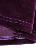 [Pre-Sale] Purple 1940s Solid Velvet Buttons Dress
